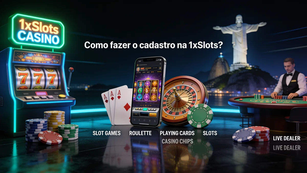 Como fazer o cadastro na 1xSlots? para jogadores no Brasil